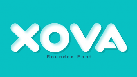 دانلود فونت فوق حرفه ای Xova +فونت چند لایه ای